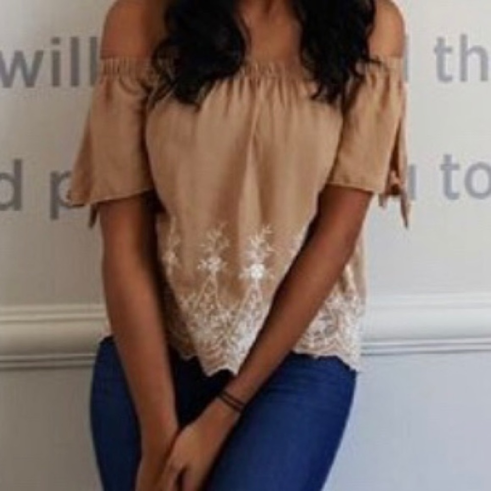 Off the shoulder blouse